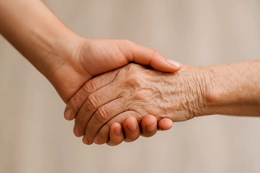 Caring hands senior home support Edmonton